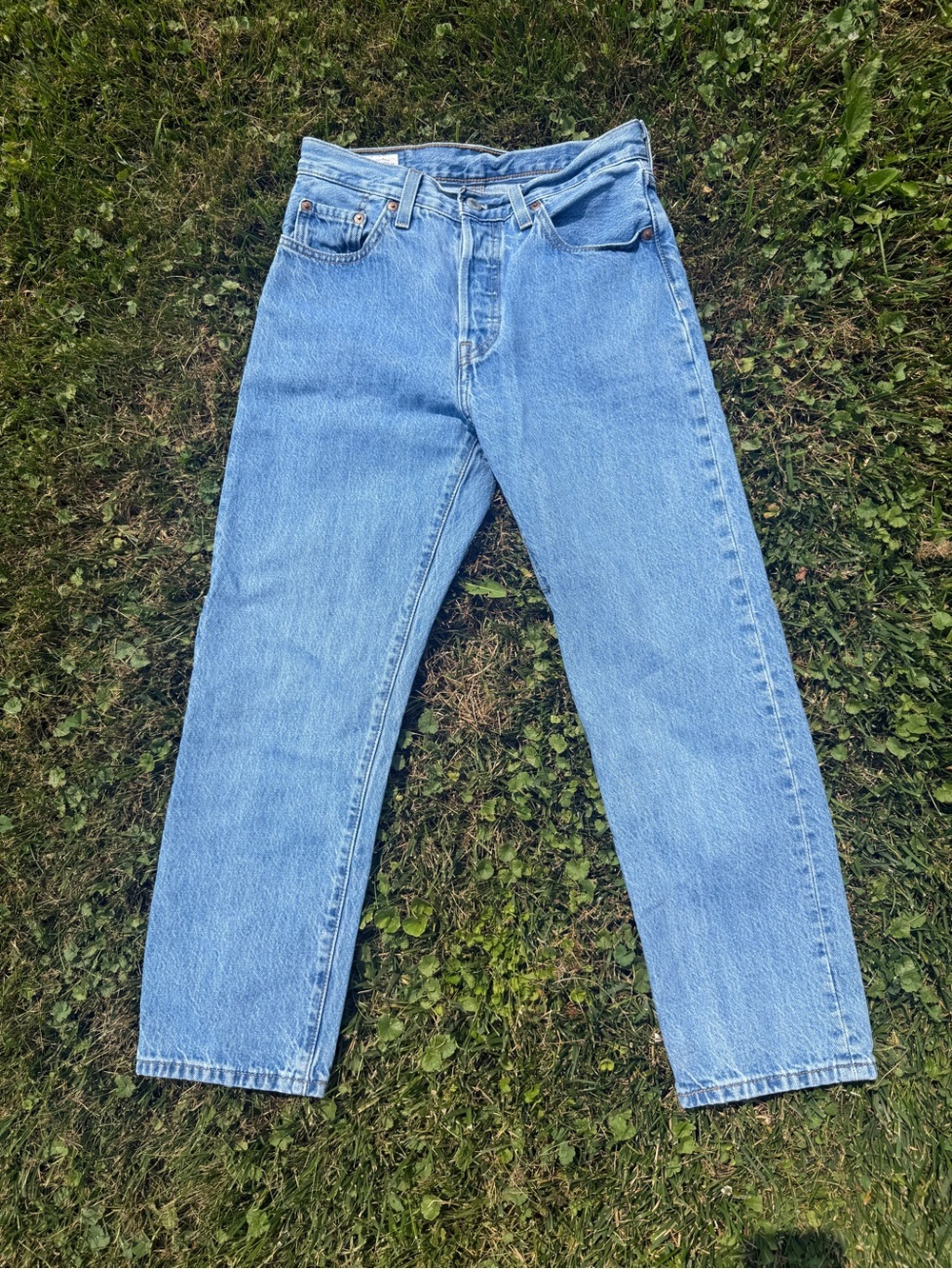 Levi’s vintage clothing - Light Blue Straight-Leg Jeans